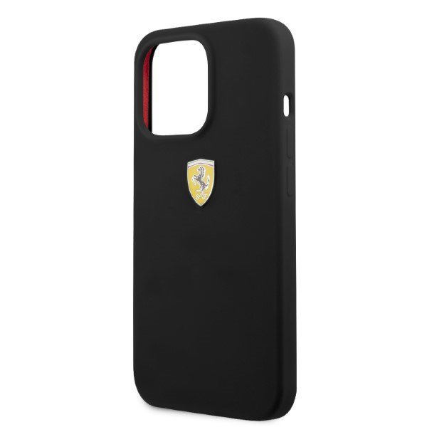 Ferrari FESSIHMP13LBK iPhone 13 Pro / 13 6,1&quot; czarny/black hardcase Silicone MagSafe