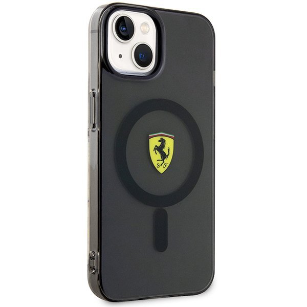 Ferrari FEHMP14MURKK iPhone 14 Plus / 15 Plus 6.7&quot; czarny/black hardcase Translucent Magsafe