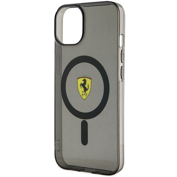 Ferrari FEHMP14MURKK iPhone 14 Plus / 15 Plus 6.7&quot; czarny/black hardcase Translucent Magsafe
