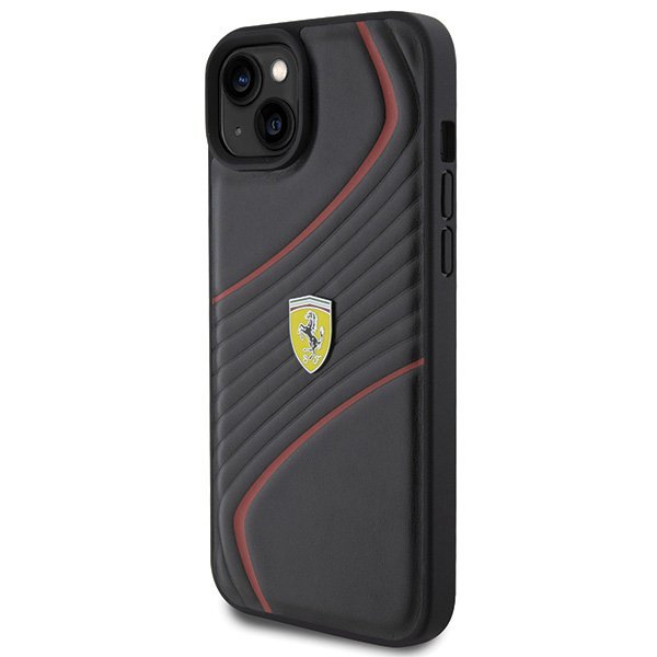 Ferrari FEHCP15MPTWK iPhone 15 Plus / 14 Plus 6.7&quot; czarny/black hardcase Twist Metal Logo
