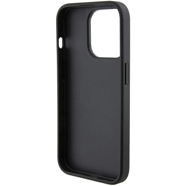 Ferrari FEHCP15XGSPSIK iPhone 15 Pro Max 6.7&quot; czarny/black hardcase Grip Stand Metal Logo