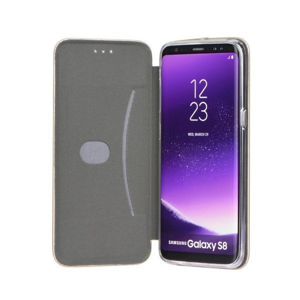 Beline Etui Book Magnetic iPhone Xs Maxstalowy/steel