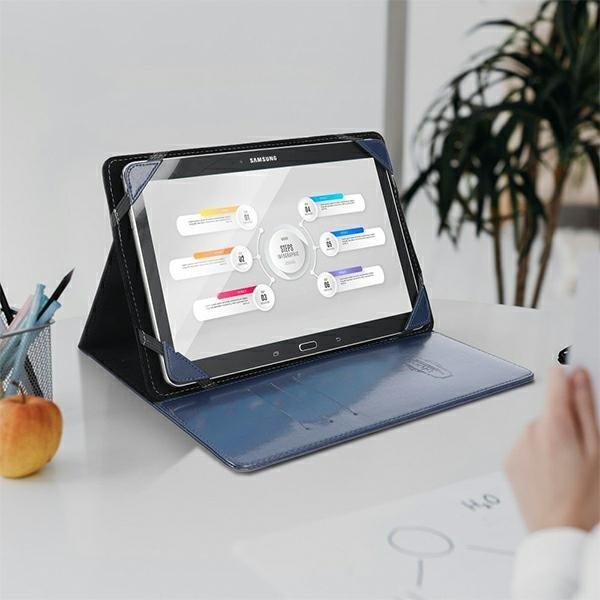 Etui Blun uniwersalne na tablet 7&quot; UNTniebieski/blue