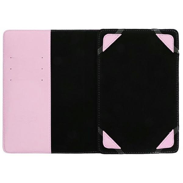 Etui Blun uniwersalne na tablet 7&quot; UNTróżowy/pink