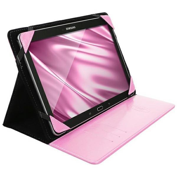 Etui Blun uniwersalne na tablet 8&quot; UNT różowy/pink