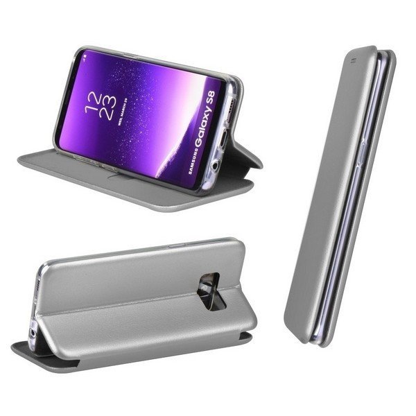 Beline Etui Book Magnetic iPhone 11 Prostalowy/steel