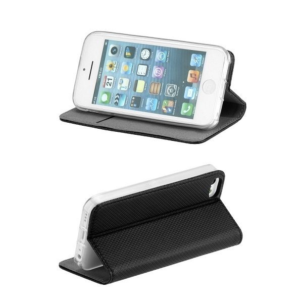 Etui Smart Magnet book iPhone 12 Pro Maxczarny/black