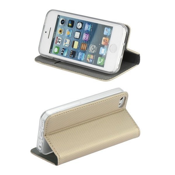 Etui Smart Magnet book Samsung Xcover 5złoty/gold