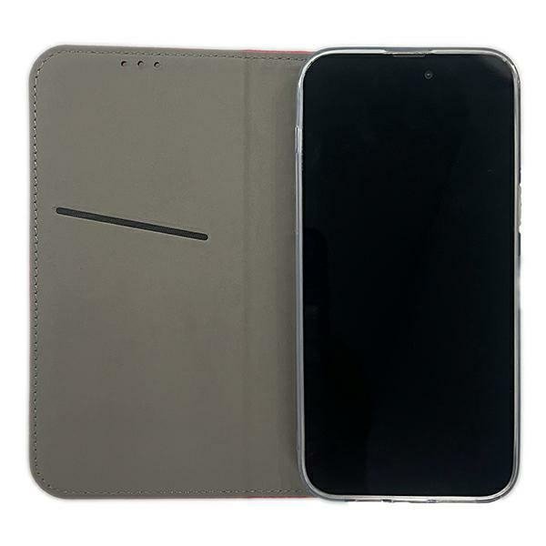Etui Smart Magnet book iPhone 15 Pro 6.1&quot; czerwony/red