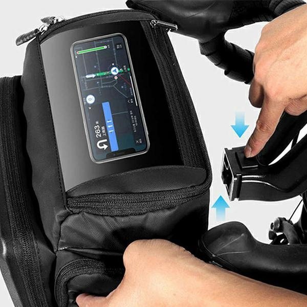 WILDMAN Torba na ramę roweru GS6 3L      uchwyt rowerowy czarna/black