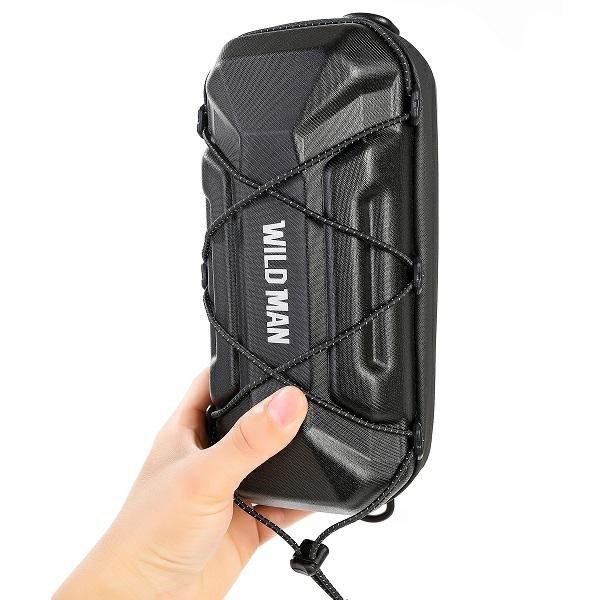 WILDMAN Etui/uchwyt rowerowy XT17 1L     sakwa na kierownicę czarna/black