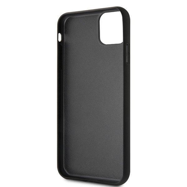 Guess GUHCN65LGMLBK iPhone 11 Pro Maxczarny/black hard case Glitter Logo