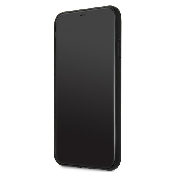 Guess GUHCN65LGMLBK iPhone 11 Pro Max czarny/black hard case Glitter Logo