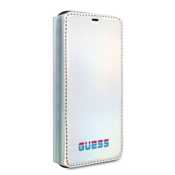 Guess GUFLBKN58BLD iPhone 11 Prosrebrny/silver book Iridescent