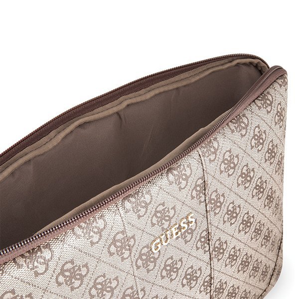 Guess Sleeve GUCS134GB 13&quot; brązowy/brown 4G UPTOWN