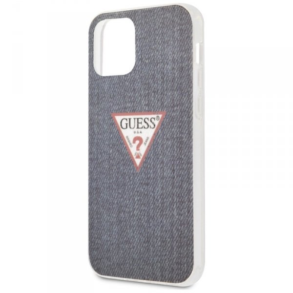 Guess GUHCP12LPCUJULDB iPhone12 Pro Max 6,7&quot;  granatowy/dark blue hardcase Jeans Collection