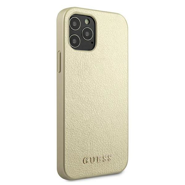 Guess GUHCP12LIGLGO iPhone 12 Pro Max 6,7&quot; złoty/gold hardcase Iridescent