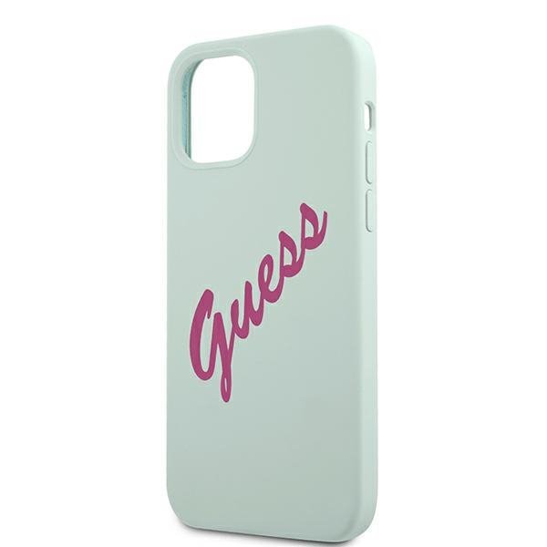 Guess GUHCP12LLSVSBF iPhone 12 Pro Max6,7&quot; niebieski fuksja/blue fuschia hardcase Silicone Vintage