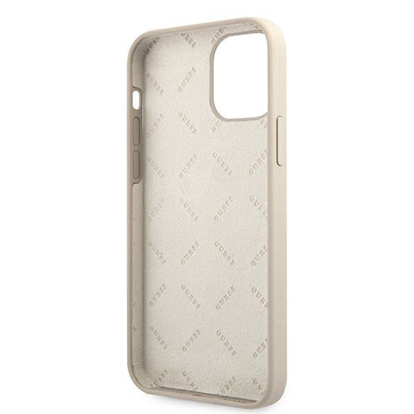 Guess GUHCP12LLSVSGP iPhone 12 Pro Max6,7&quot; szaro różowy/grey pink hardcase Silicone Vintage