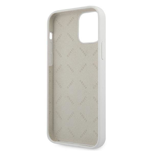 Guess GUHCP12SLSVSCR iPhone 12 mini5,4&quot; kremowy/cream hardcase Script Vintage