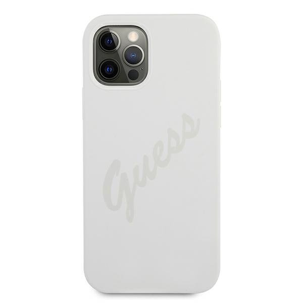 Guess GUHCP12LLSVSCR iPhone 12 Pro Max6,7&quot; kremowy/cream hardcase Script Vintage