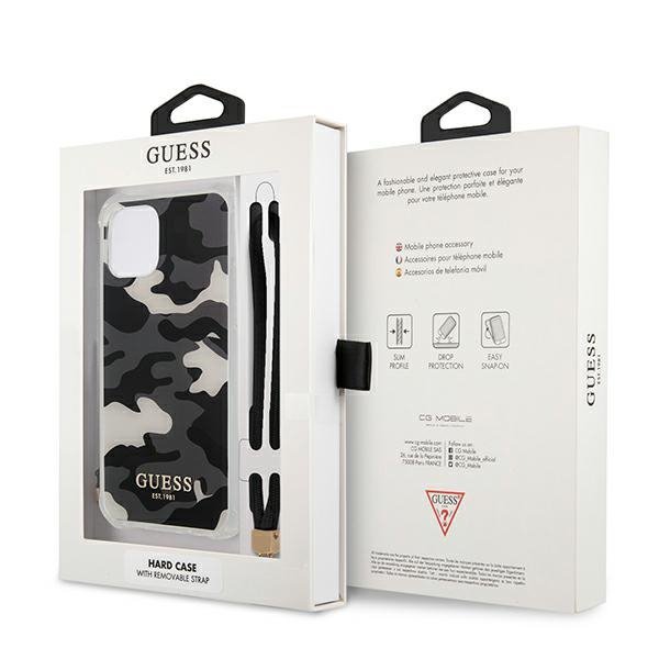 Guess GUHCP12LKSARBK iPhone 12 Pro Max 6,7&quot; czarny/black hardcase Camo Collection