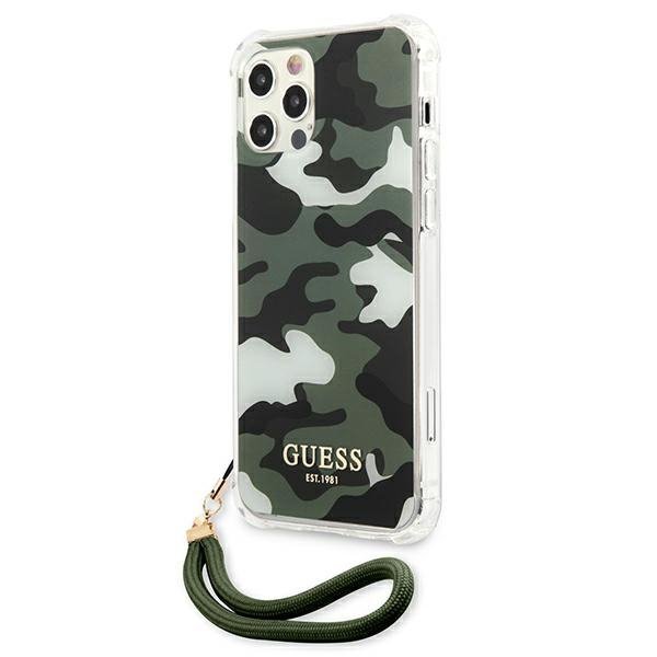 Guess GUHCP12LKSARKA iPhone 12 Pro Max6,7&quot; zielony/khaki hardcase Camo Collection