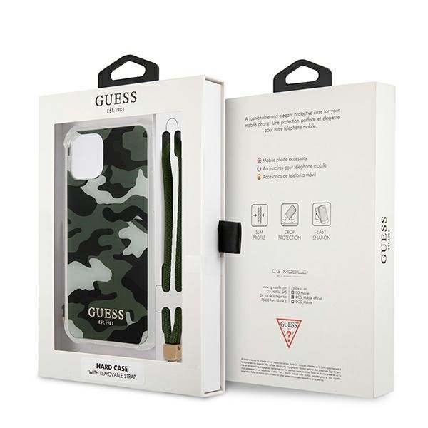 Guess GUHCP12LKSARKA iPhone 12 Pro Max6,7&quot; zielony/khaki hardcase Camo Collection