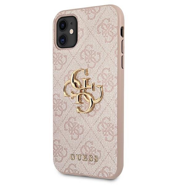 Guess GUHCN614GMGPI iPhone 11 6,1&quot;/ Xr różowy/pink hardcase 4G Big Metal Logo