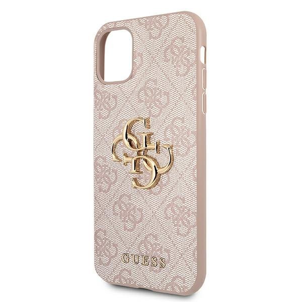 Guess GUHCN614GMGPI iPhone 11 6,1&quot;/ Xr różowy/pink hardcase 4G Big Metal Logo