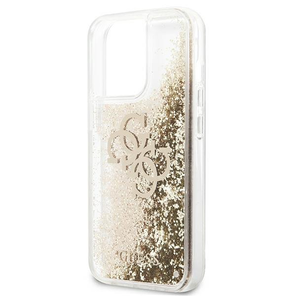 Guess GUHCP13XLG4GGO iPhone 13 Pro Max6,7&quot; złoty/gold hardcase 4G Big Liquid Glitter