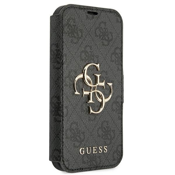 Guess GUBKP13L4GMGGR iPhone 13 Pro / 13 6,1&quot; szary/grey book 4G Big Metal Logo