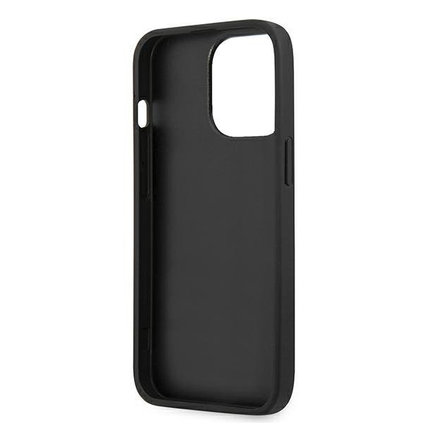 Guess GUHCP13L4GMRGR iPhone 13 Pro / 13 6,1&quot; szary/grey hardcase 4G with ring stand