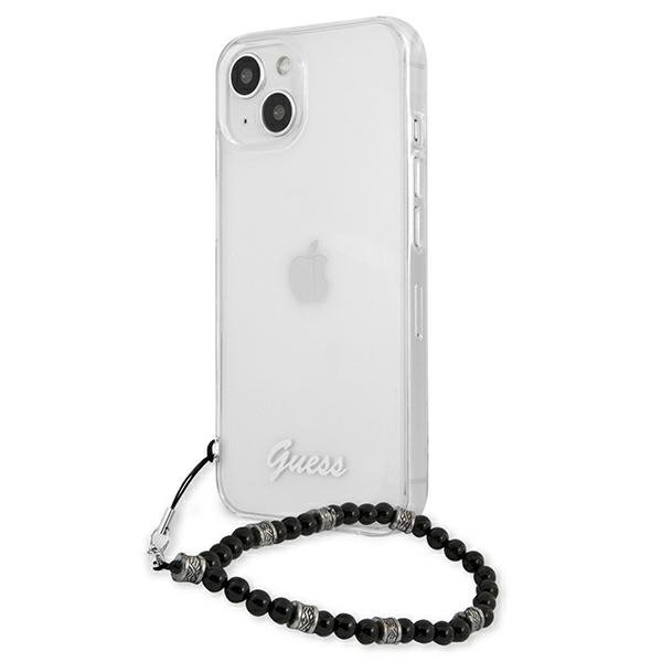 Guess GUHCP13MKPSBK iPhone 13 / 14 / 156.1&quot; Transparent hardcase Black Pearl