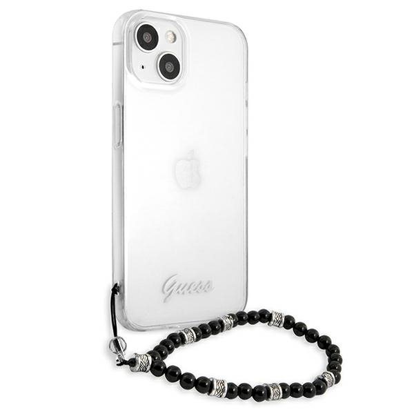 Guess GUHCP13MKPSBK iPhone 13 / 14 / 156.1&quot; Transparent hardcase Black Pearl