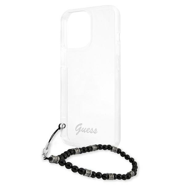 Guess GUHCP13LKPSBK iPhone 13 Pro / 13 6,1&quot; Transparent hardcase Black Pearl