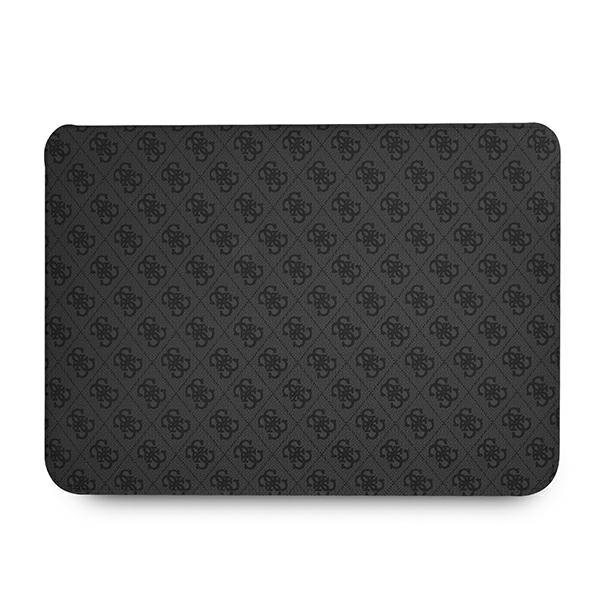 Guess Sleeve GUCS14P4TK 14&quot;czarny/black 4G Uptown Triangle logo