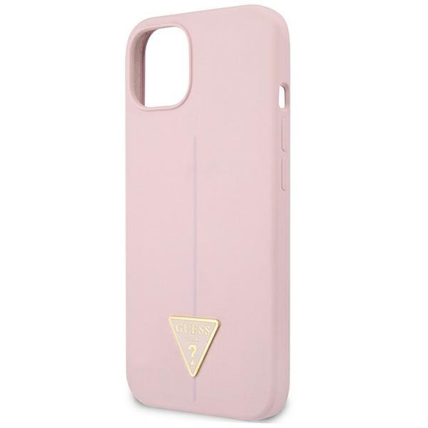 Guess GUHCP13SSLTGU iPhone 13 mini 5,4&quot; fioletowy/purple hardcase Silicone Triangle