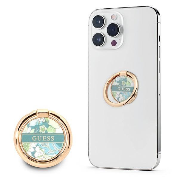 Guess Ring stand GURSHCHMAN zielony/green Flower