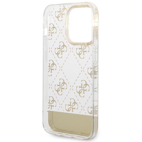 Guess GUHCP14XHG4MHG iPhone 14 Pro Max6,7&quot; złoty/gold hardcase 4G Pattern Script