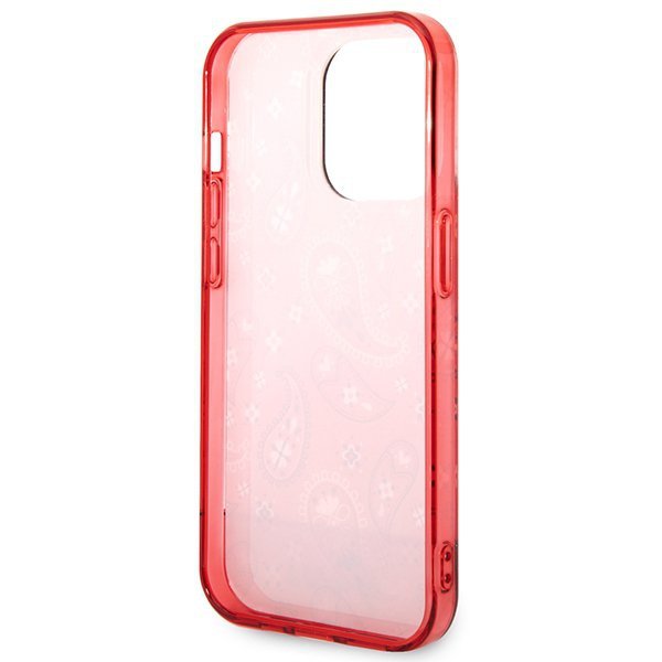 Guess GUHCP14LHGBNHR iPhone 14 Pro 6,1&quot; czerwony/red hardcase Bandana Paisley