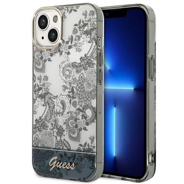 Guess GUHCP14MHGPLHG iPhone 14 Plus / 15 Plus 6.7&quot; szary/grey hardcase Porcelain Collection