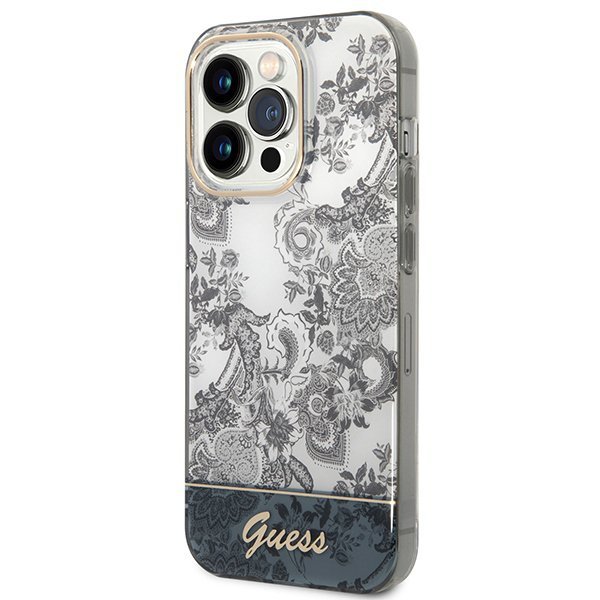 Guess GUHCP14XHGPLHG iPhone 14 Pro Max6,7&quot; szary/grey hardcase Porcelain Collection