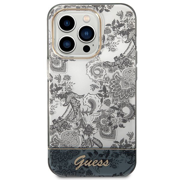 Guess GUHCP14XHGPLHG iPhone 14 Pro Max6,7&quot; szary/grey hardcase Porcelain Collection