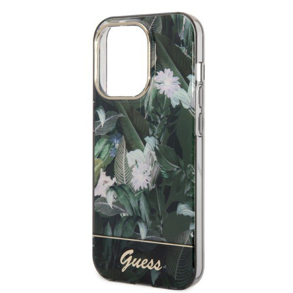 Guess GUHCP14XHGJGHA iPhone 14 Pro Max 6,7&quot; zielony/green hardcase Jungle Collection