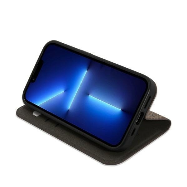 Guess GUBKP14SHG4SHW iPhone 14 / 15 / 13 6.1" brązowy/brown book 4G Vintage Gold Logo