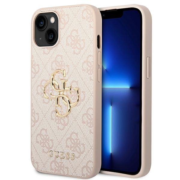 Guess GUHCP14S4GMGPI iPhone 14 / 15 / 136.1&quot; różowy/pink hardcase 4G Big Metal Logo