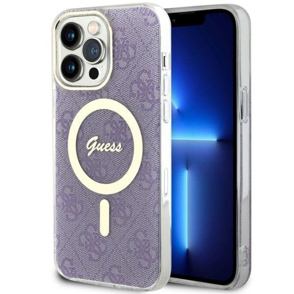 Guess GUHMP14XH4STU iPhone 14 Pro Max 6.7&quot; purpurowy/purple hardcase 4G MagSafe