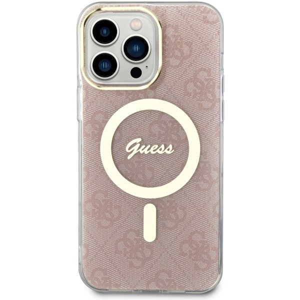 Guess GUHMP14XH4STP iPhone 14 Pro Max6.7&quot; różowy/pink hardcase 4G MagSafe
