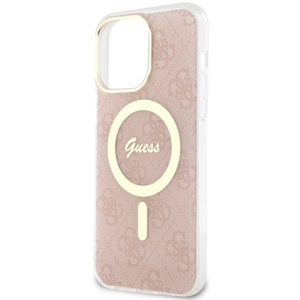 Guess GUHMP14XH4STP iPhone 14 Pro Max6.7&quot; różowy/pink hardcase 4G MagSafe
